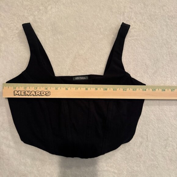 Wild Fable Black and Tan Crop Tops Set of 2 Juniors Size XXS - Picture 9 of 13